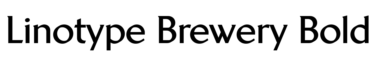 Linotype Brewery Bold